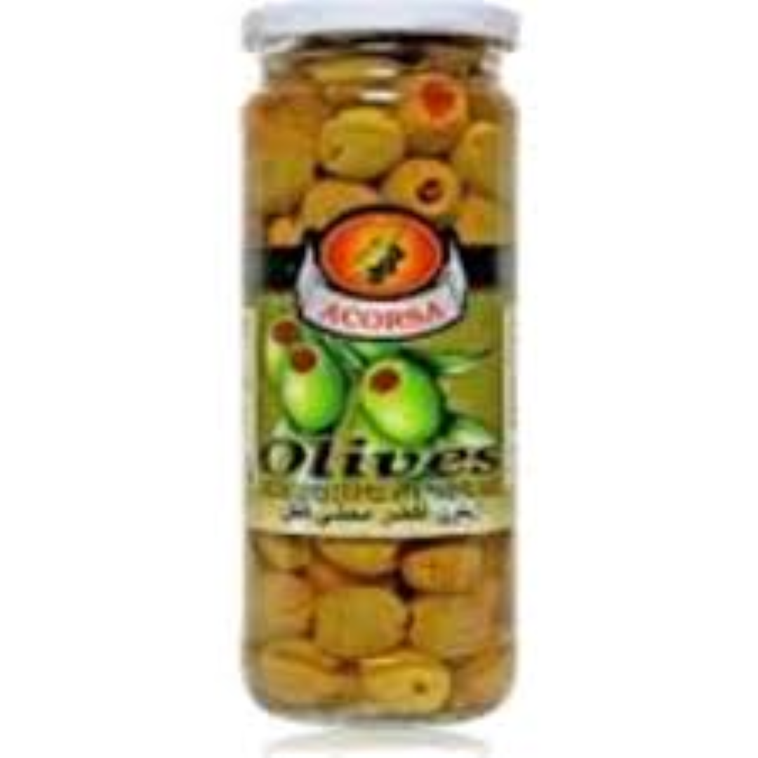 ACORSA PITTED GREEN OLIVE 350G